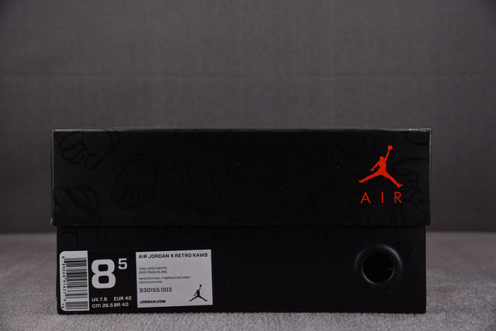 KAWS X AIR JORDAN 4 “COOL GREY” 930155-003